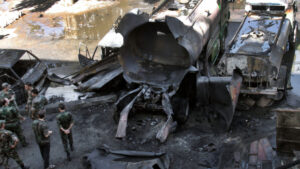 Bomb hits Damascus