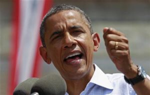 U.S. President Obama speaks at a campaign event at Carnegie Mellon University in Pittsburgh