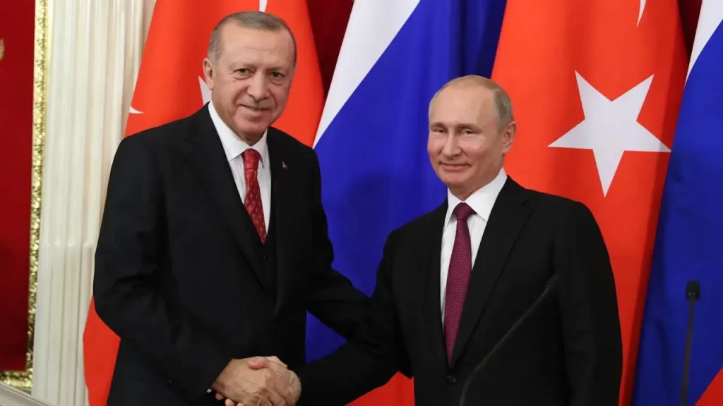 Recep Tayyip Erdoğan & Vladmir Putin together