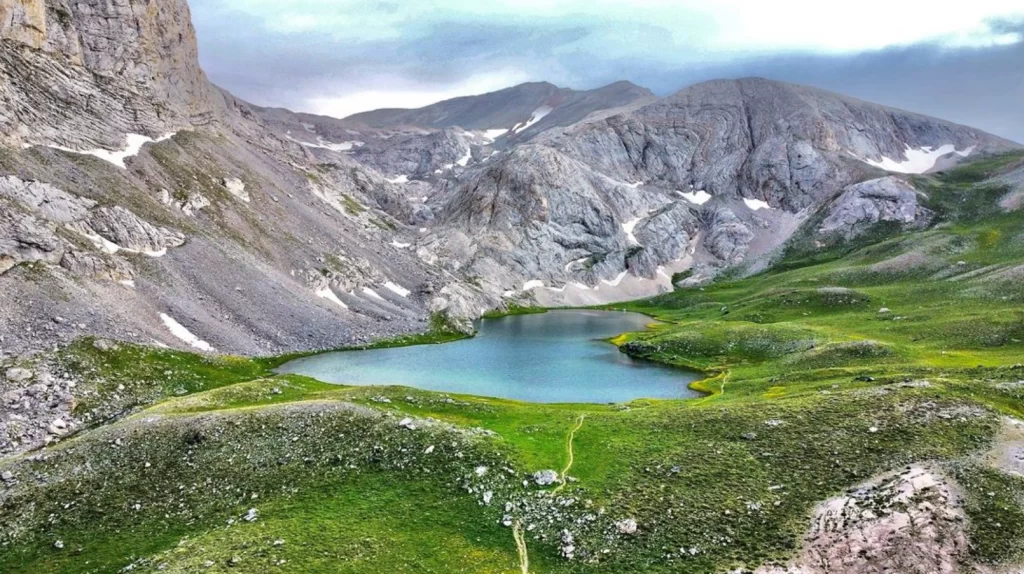 Bolkar Mountains in souıthern Turkey, Toros mountains. 