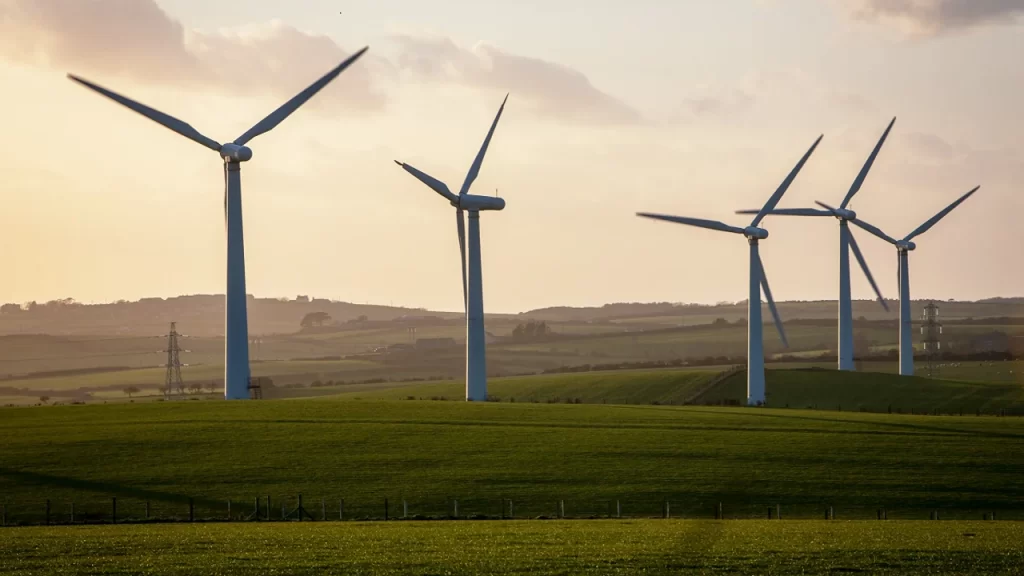 Wind turbines in Adana, Turkey's renewable energy