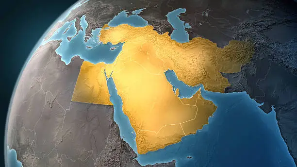 Exploring Turkey’s Influence in the Middle East. the middle east region.