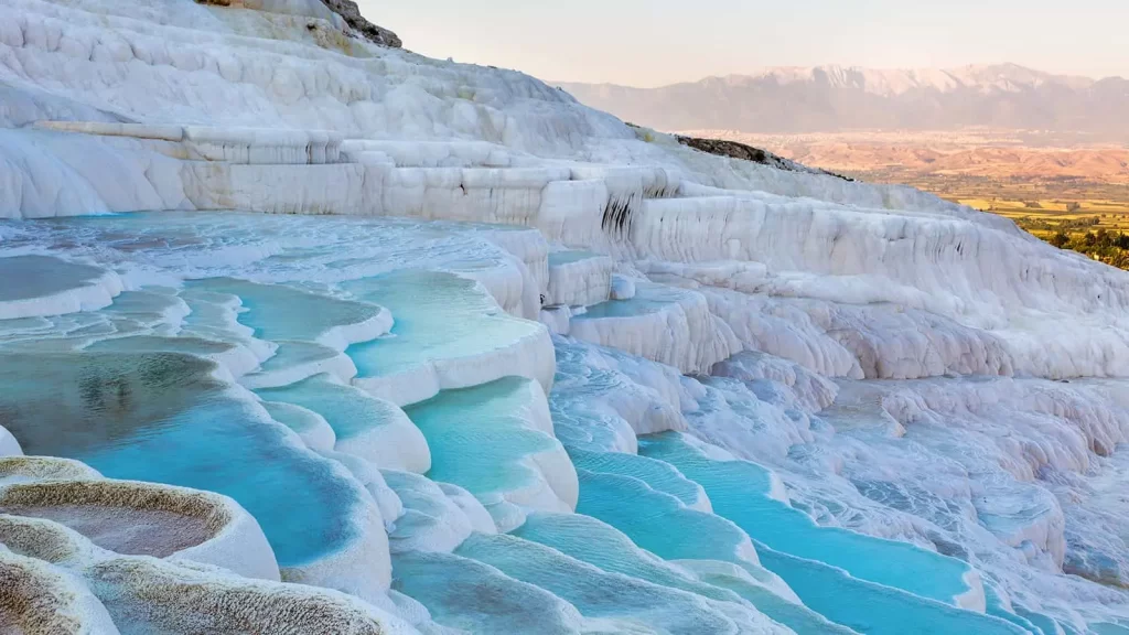 Pamukkale: Hot Springs in Winter.